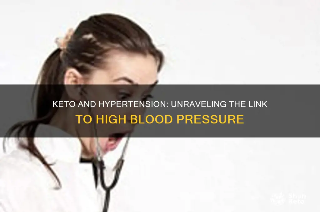 can keto cause high blood pressure