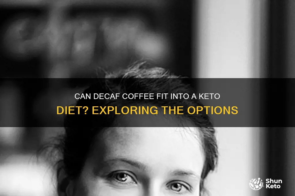 can keto coffee be decaf