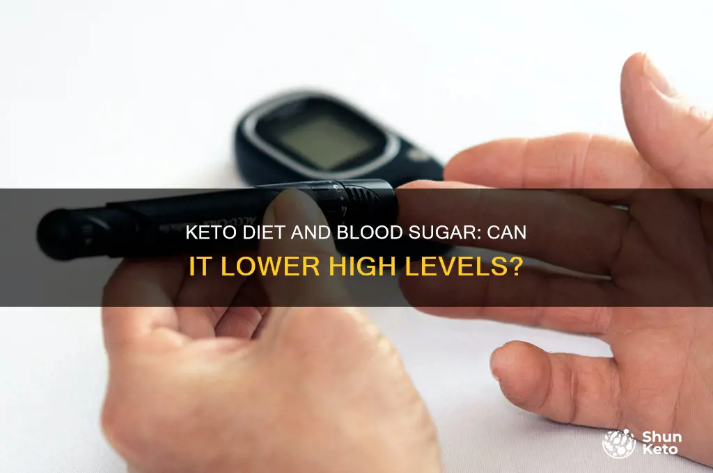 can keto deit help lower high blood sugar
