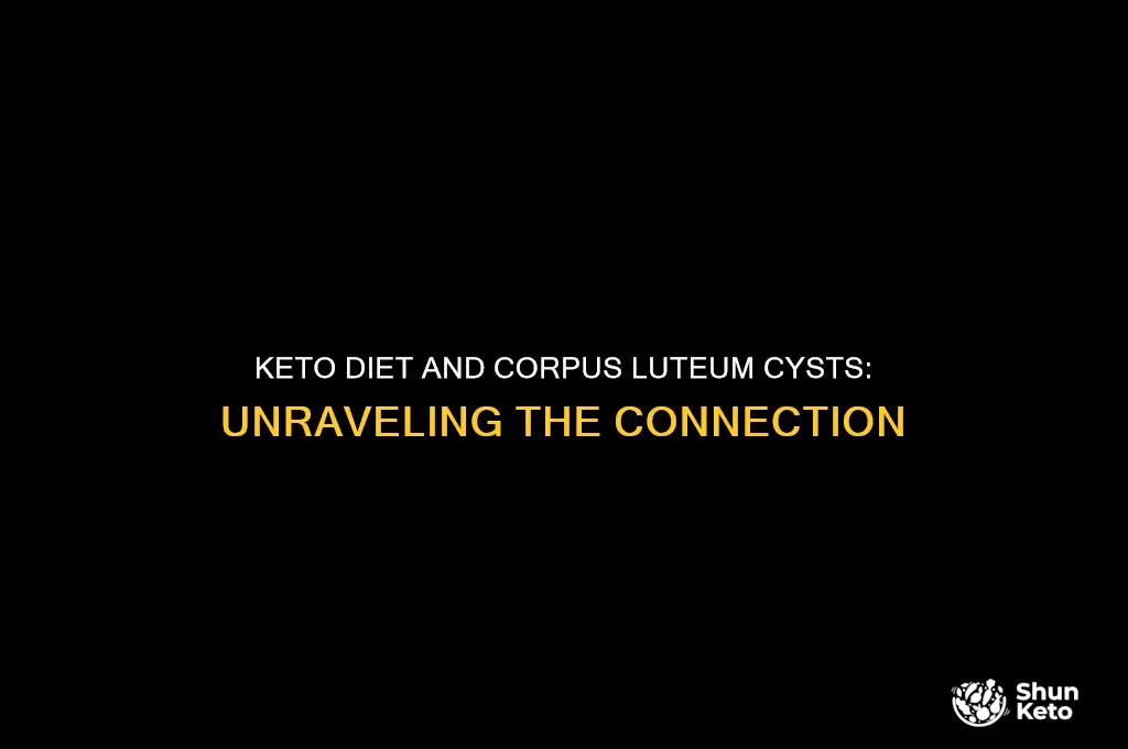 can keto diet cause corpus luteum cysts