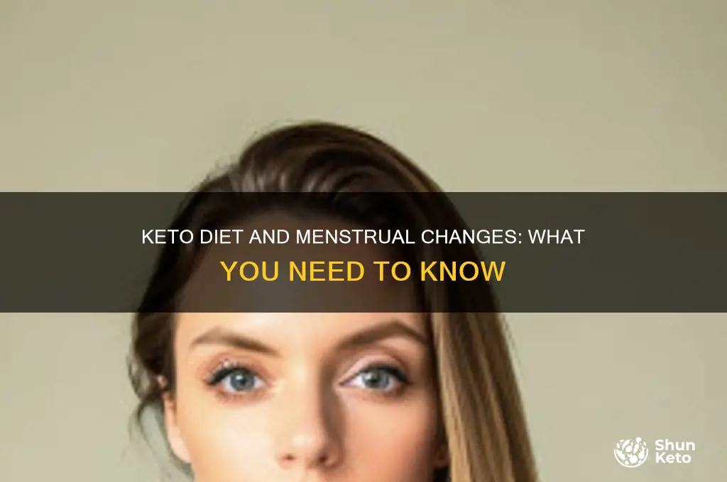 can keto diet cause period changes