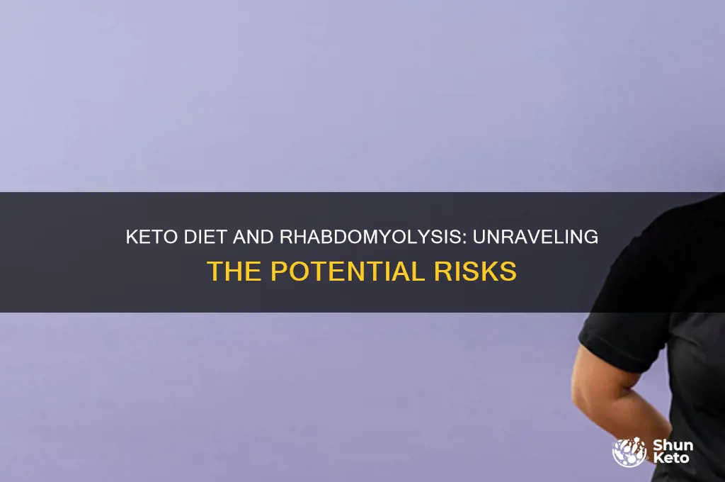 can keto diet cause rhabdomyolysis