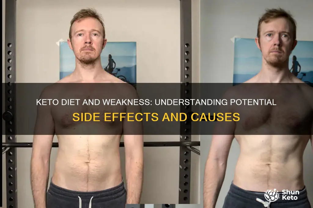 can keto diet cause weakness