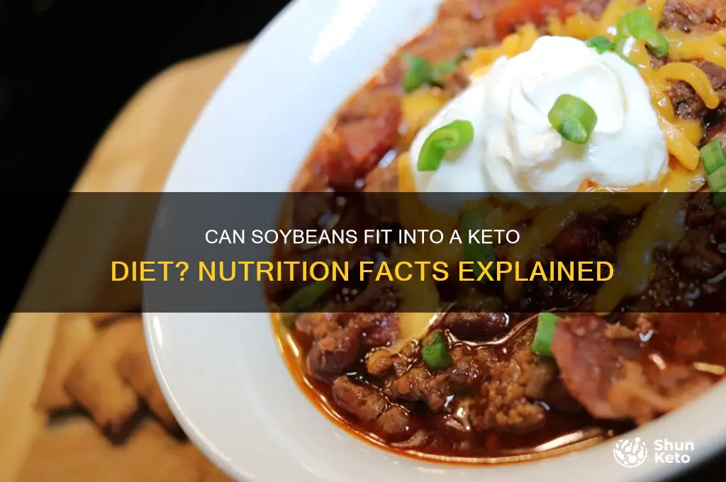can keto diet include soy beans