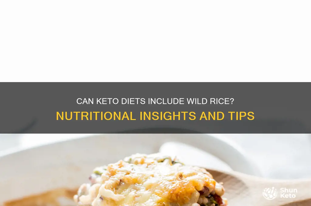 can keto diets have wild rice