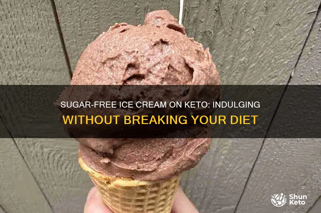 can keto have sugar free ice cream