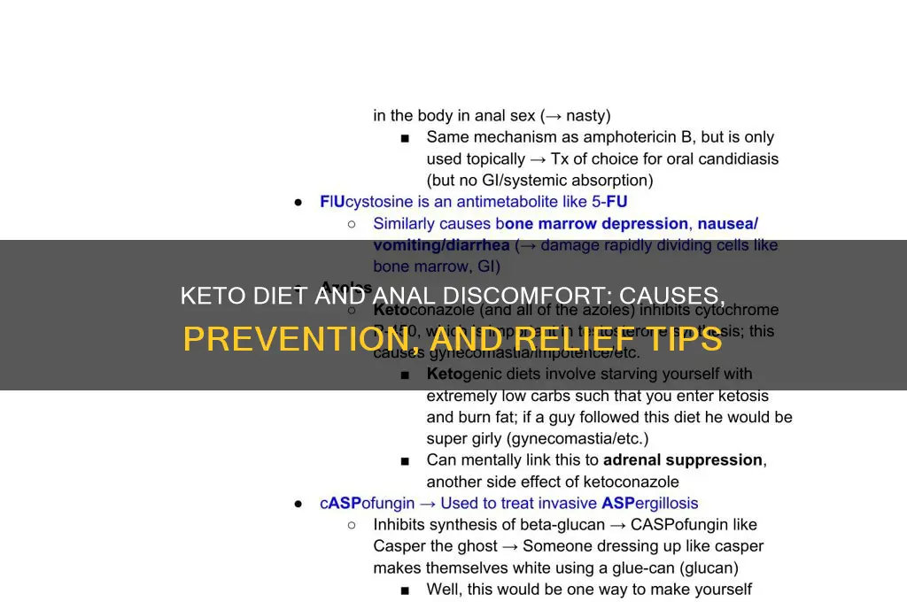 can keto irritate your anus