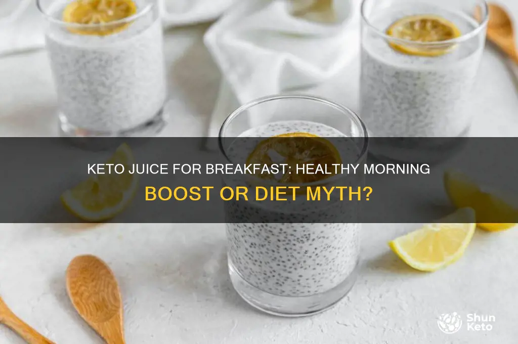 can keto juice for breakfast