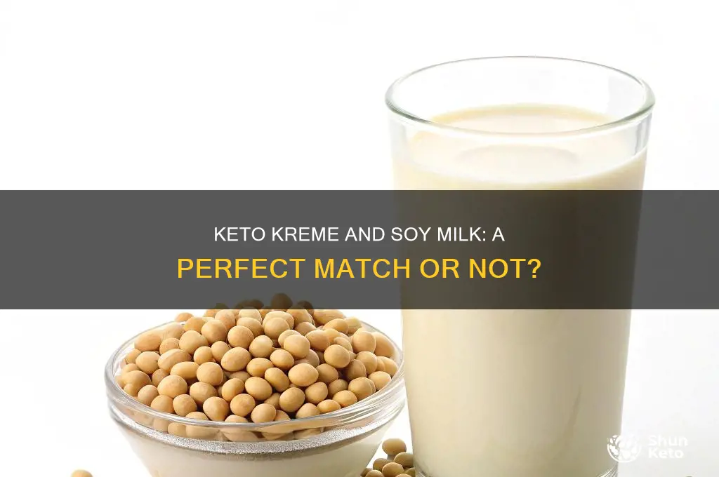can keto kreme be used with soy milk