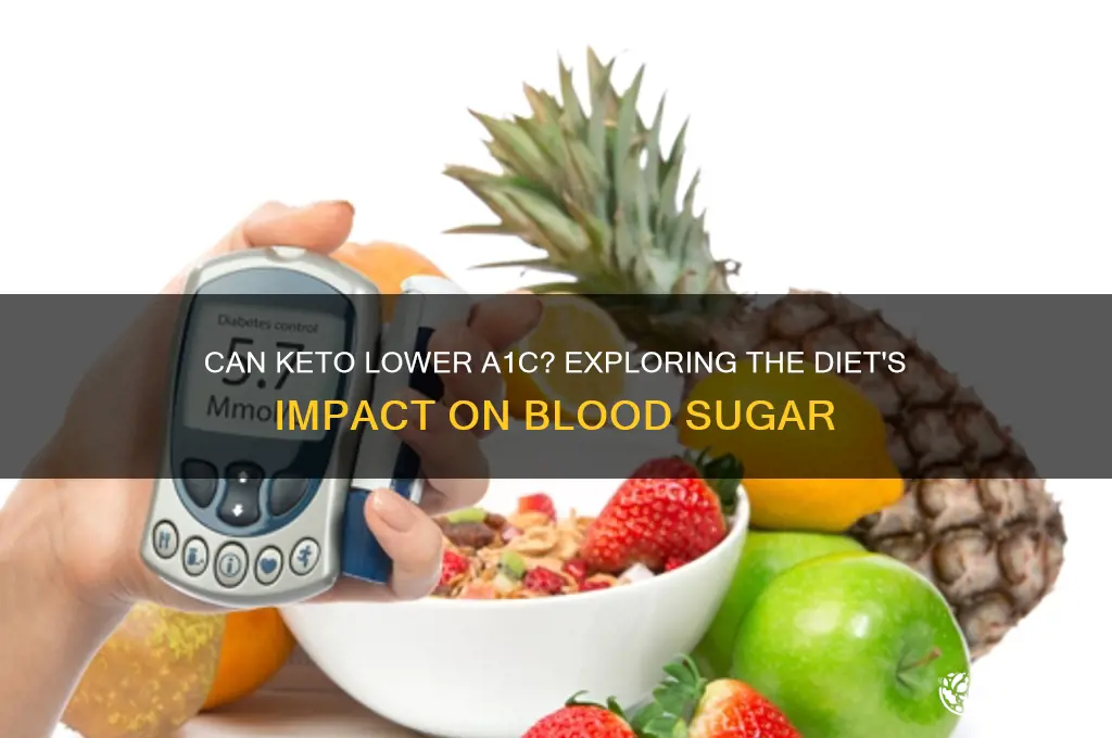 can keto lower a1c