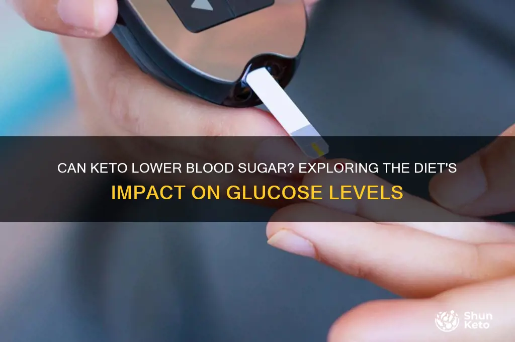 can keto lower blood sugar