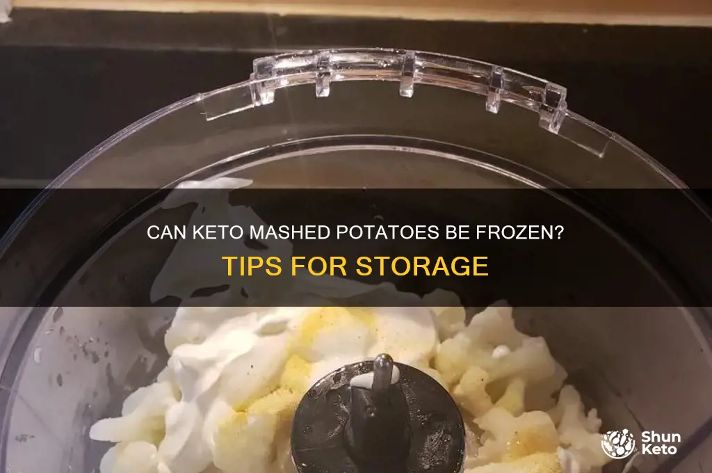 can keto mash potatoes be froxen