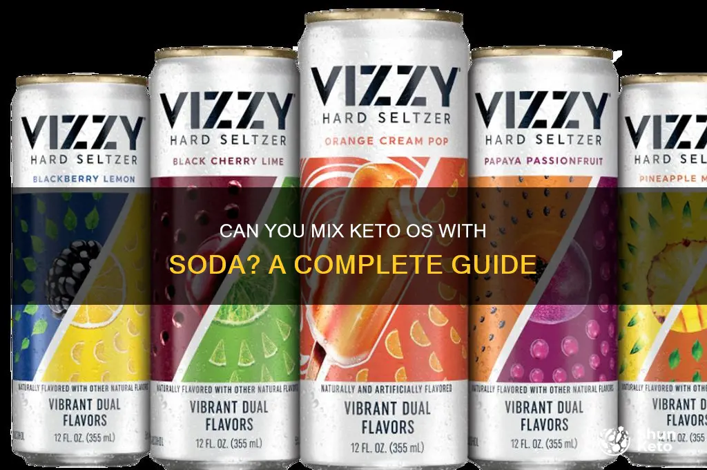 can keto os be put in soda