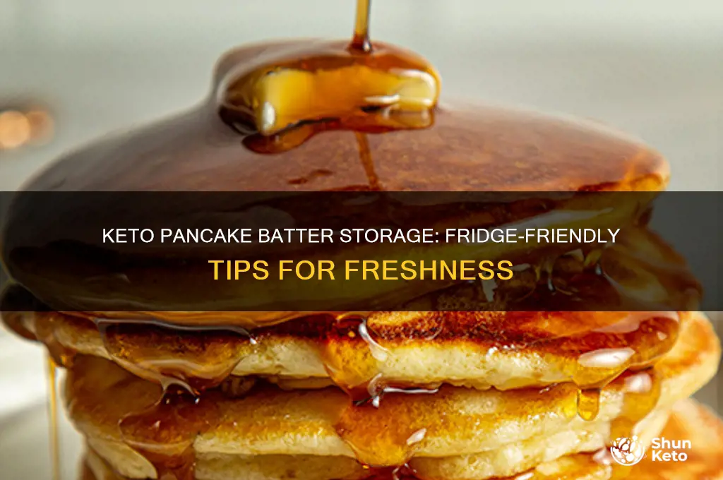 can keto pancake batter keep in the fridge