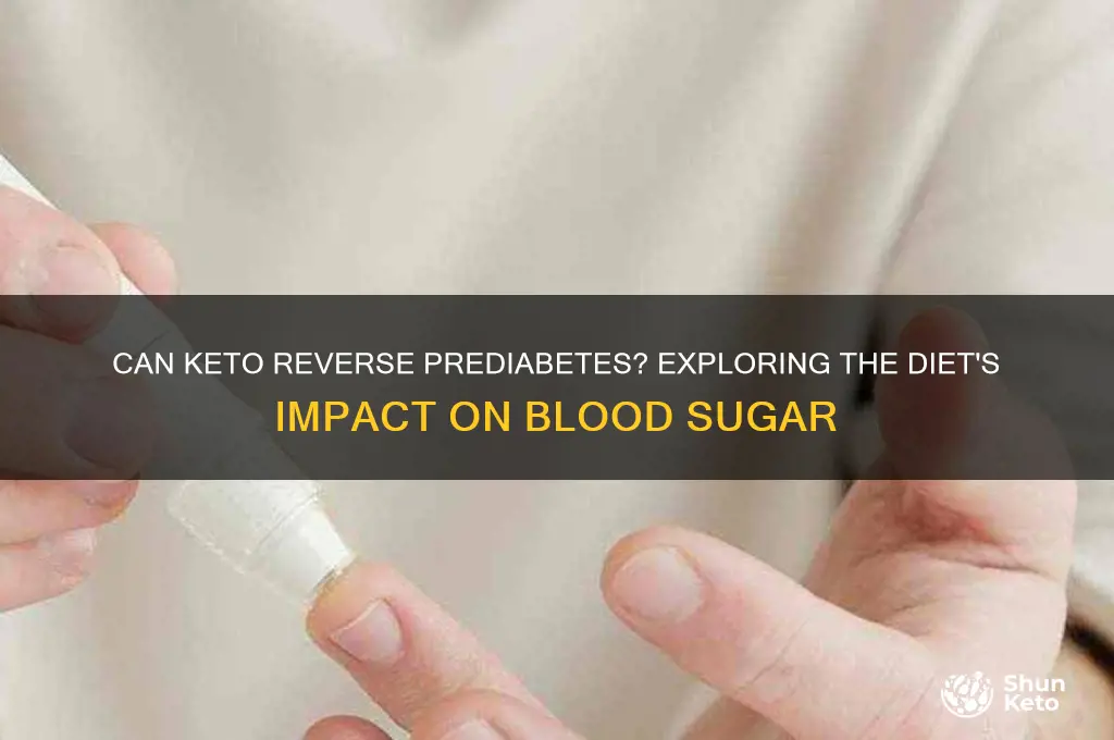 can keto reverse prediabetes