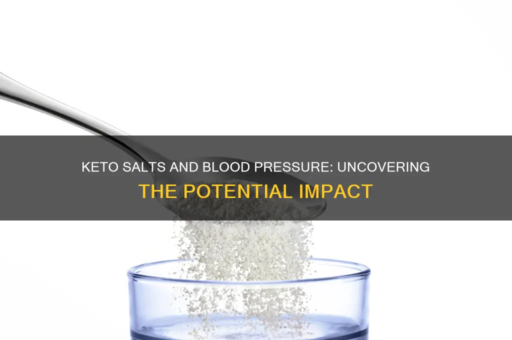 can keto salts increase blood pressure