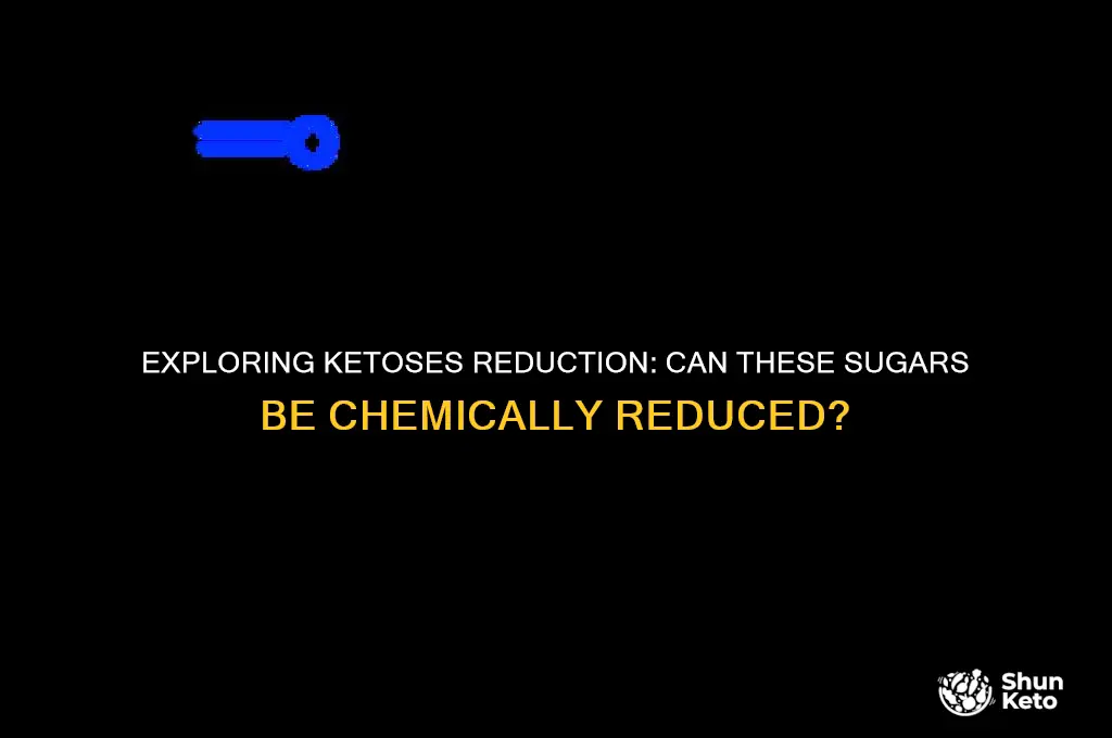 can ketoses be reduced