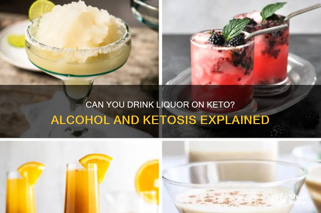 can liquor break keto