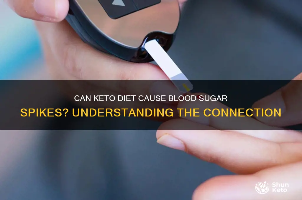 can my sugar go up on keto diet