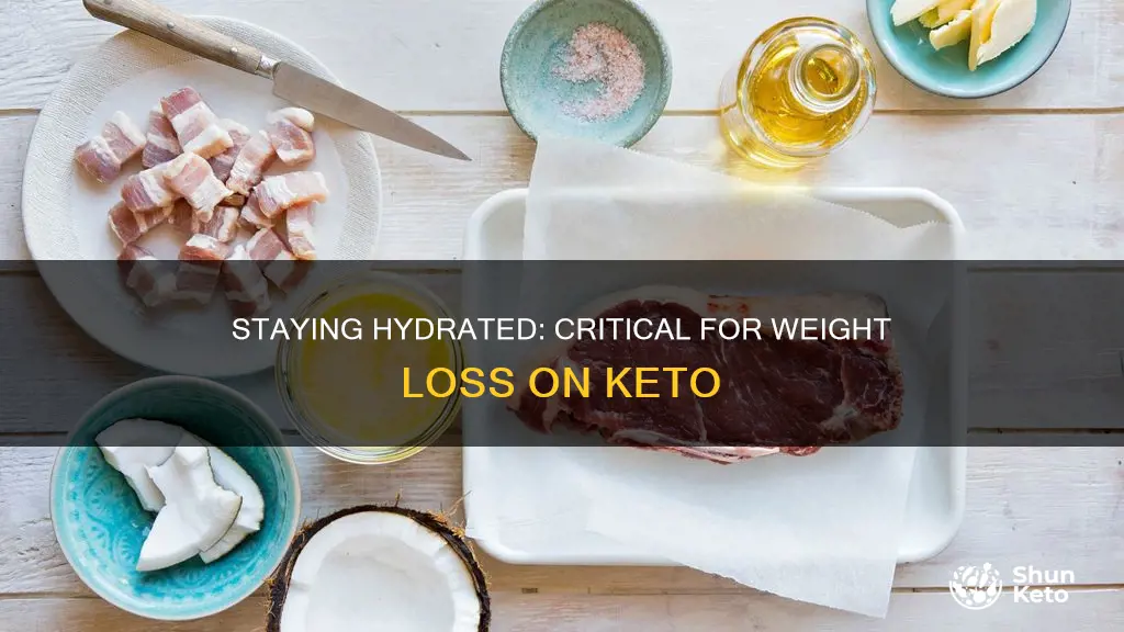 can not drinking enough water on keto stall weight loss