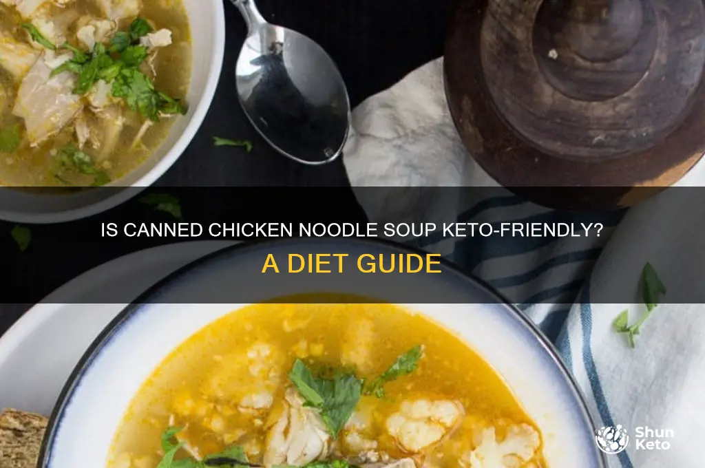 can o chicken noodle soup keto