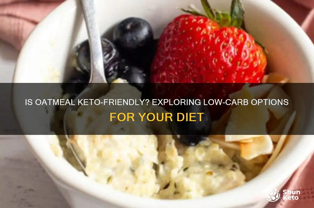 can oatmeal be keto