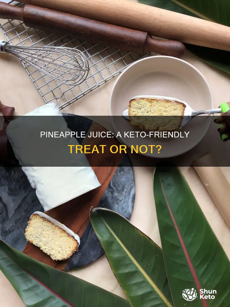 can pineapple juice be eaten on keto diet