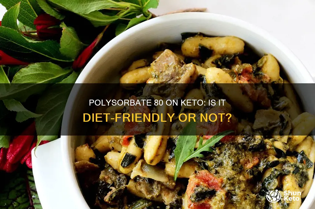 can polysorbate 80 be used on keto diet