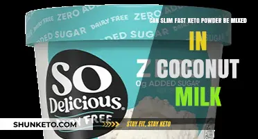 Slim Fast Keto Powder in Coconut Milk: A Perfect Blend?