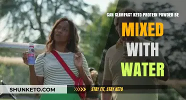SlimFast Keto Protein Powder: Mixing with Water – Tips & Benefits