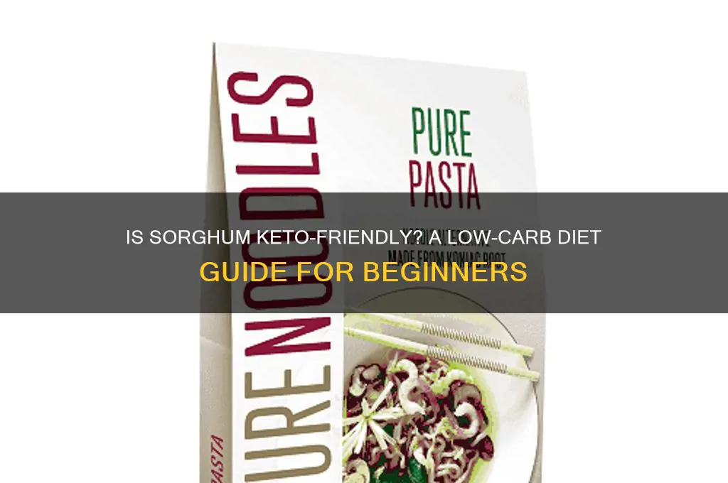 can sorghum be used in keto diet