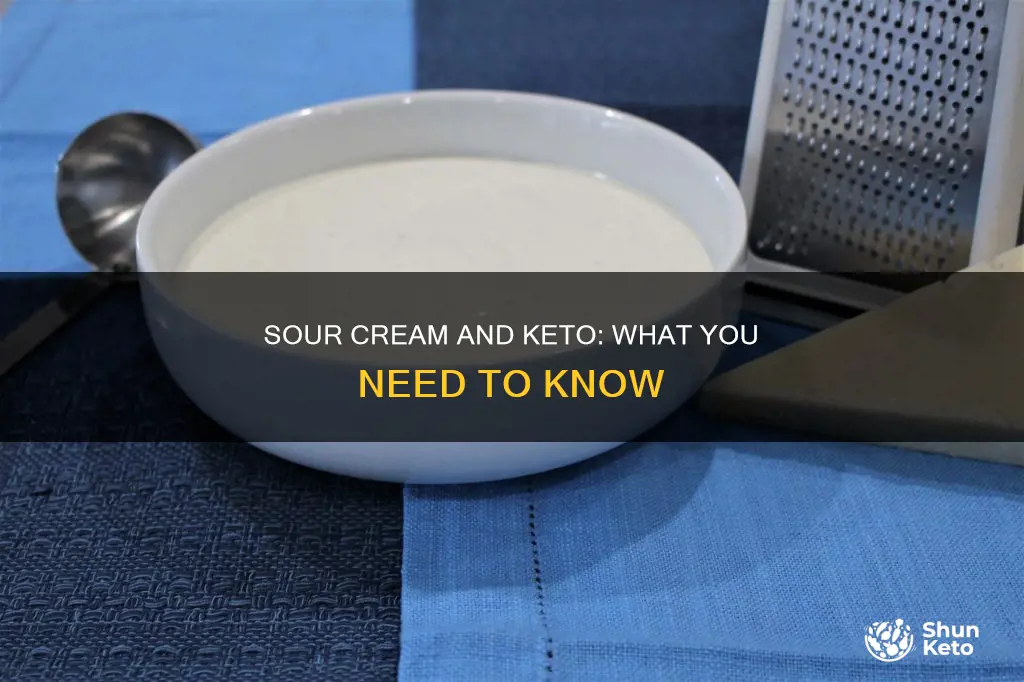can sour cream be eaten on keto