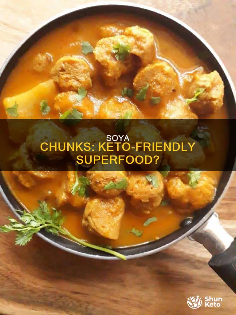 can soya chunks be eaten in keto diet