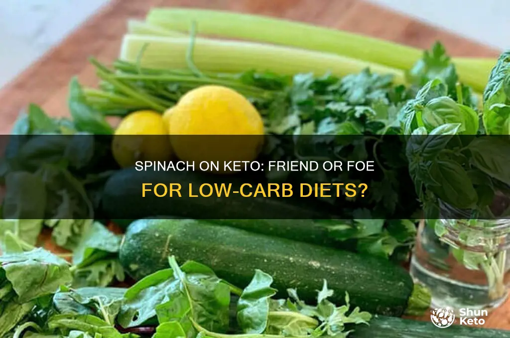 can spinach hurt my keto