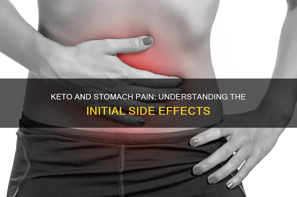 can starting keto casue stomach pain