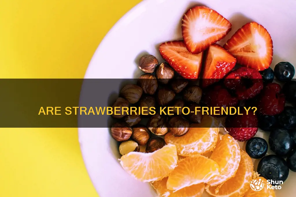 can syrawberries be eaten on keto diet