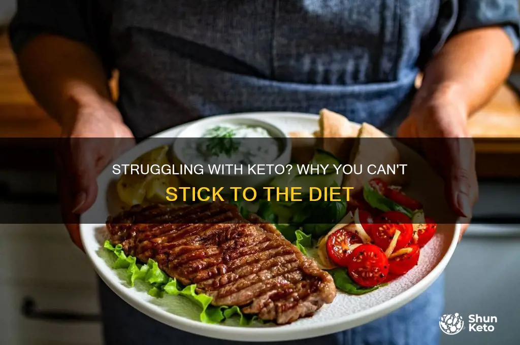 can t stick to keto diet