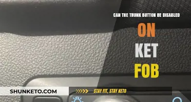 Can You Disable the Trunk Button on Your Key Fob?