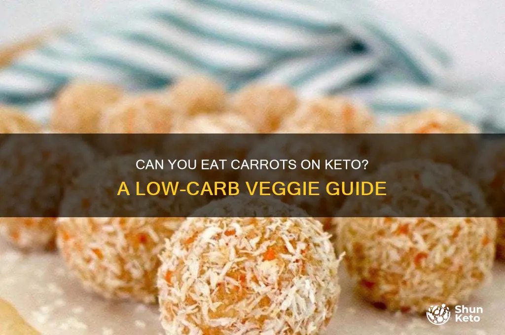 can there be carrots on keto
