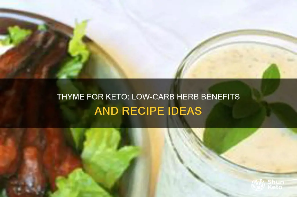can thyme be used in keto diets