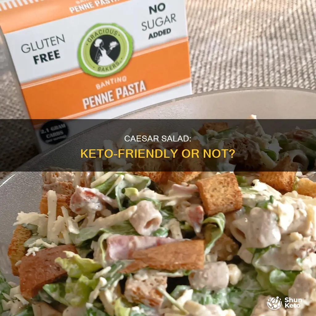 can u eat caesar salad on keto
