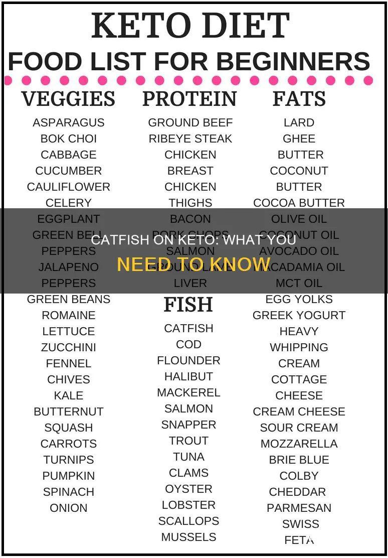 can u eat catfish on keto diet