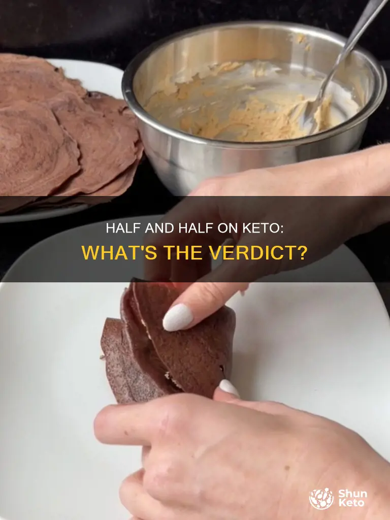 can u eat half and half on keto