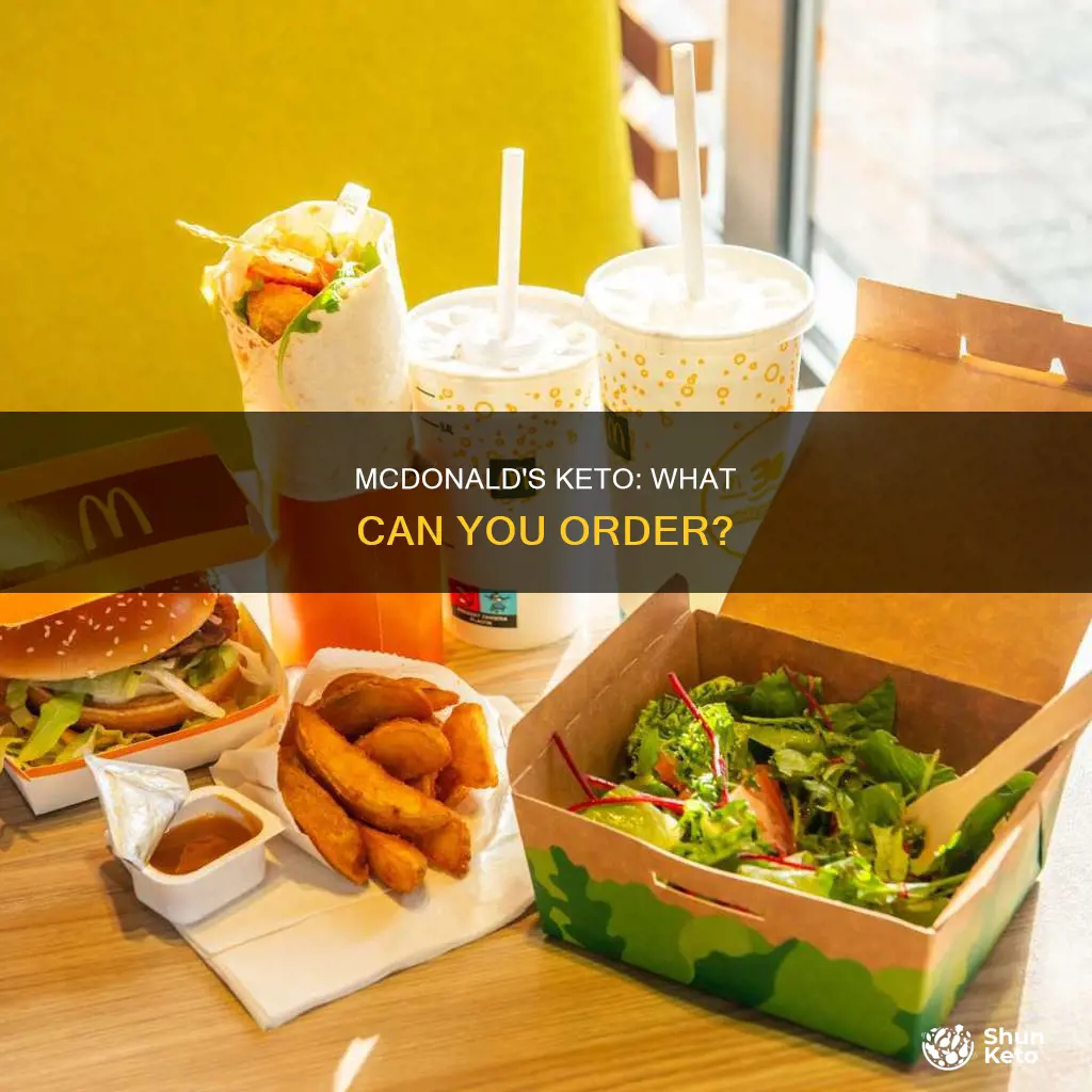 can u eat mcdonalds on keto diet