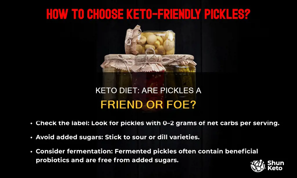 can u eat pickles on a keto diet