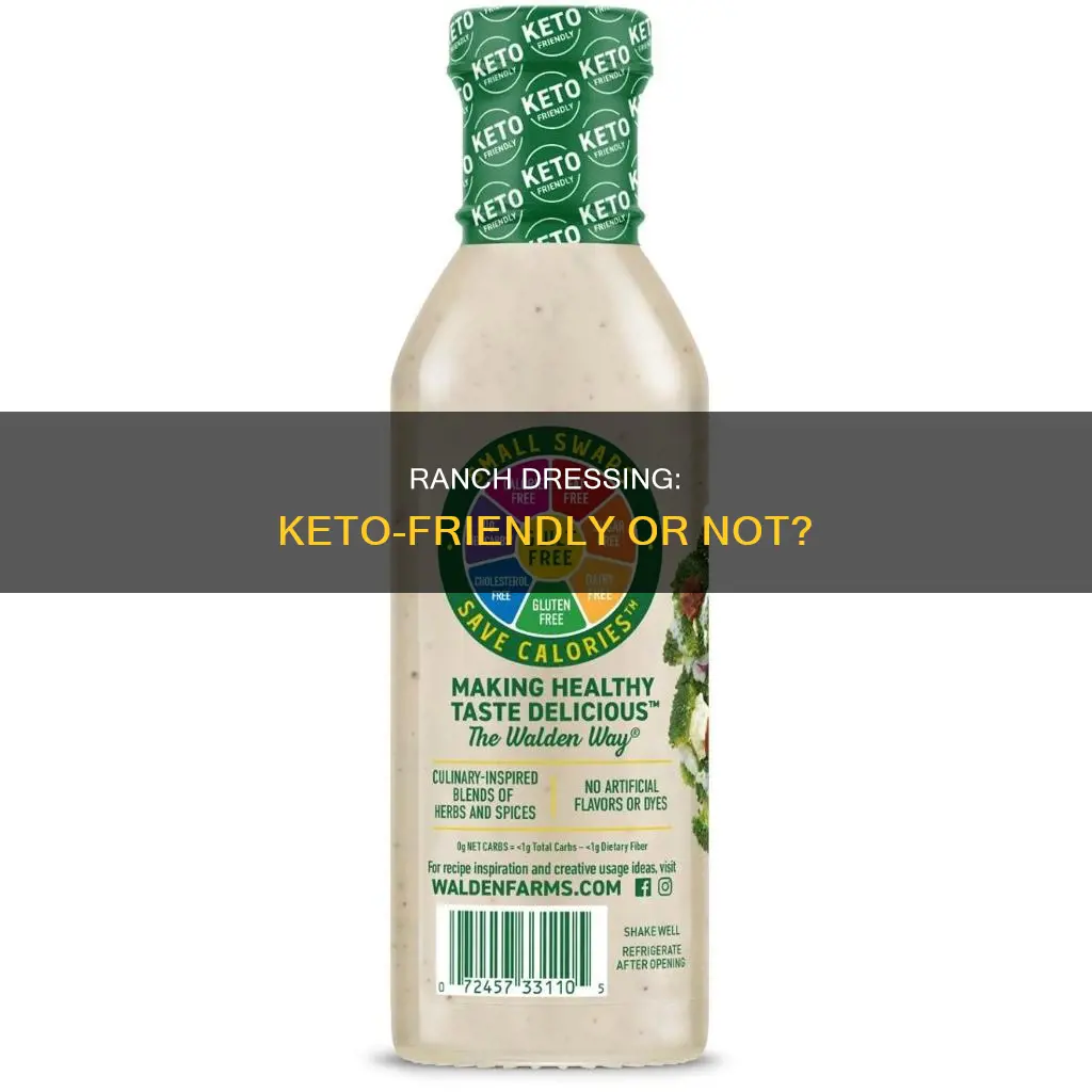 can u eat ranch dressing on keto