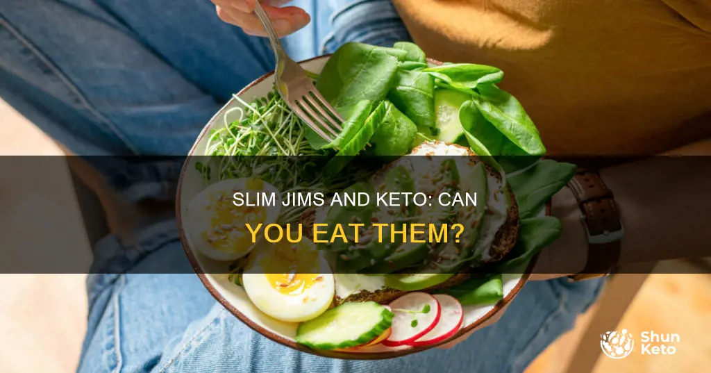 can u eat slim jims on keto
