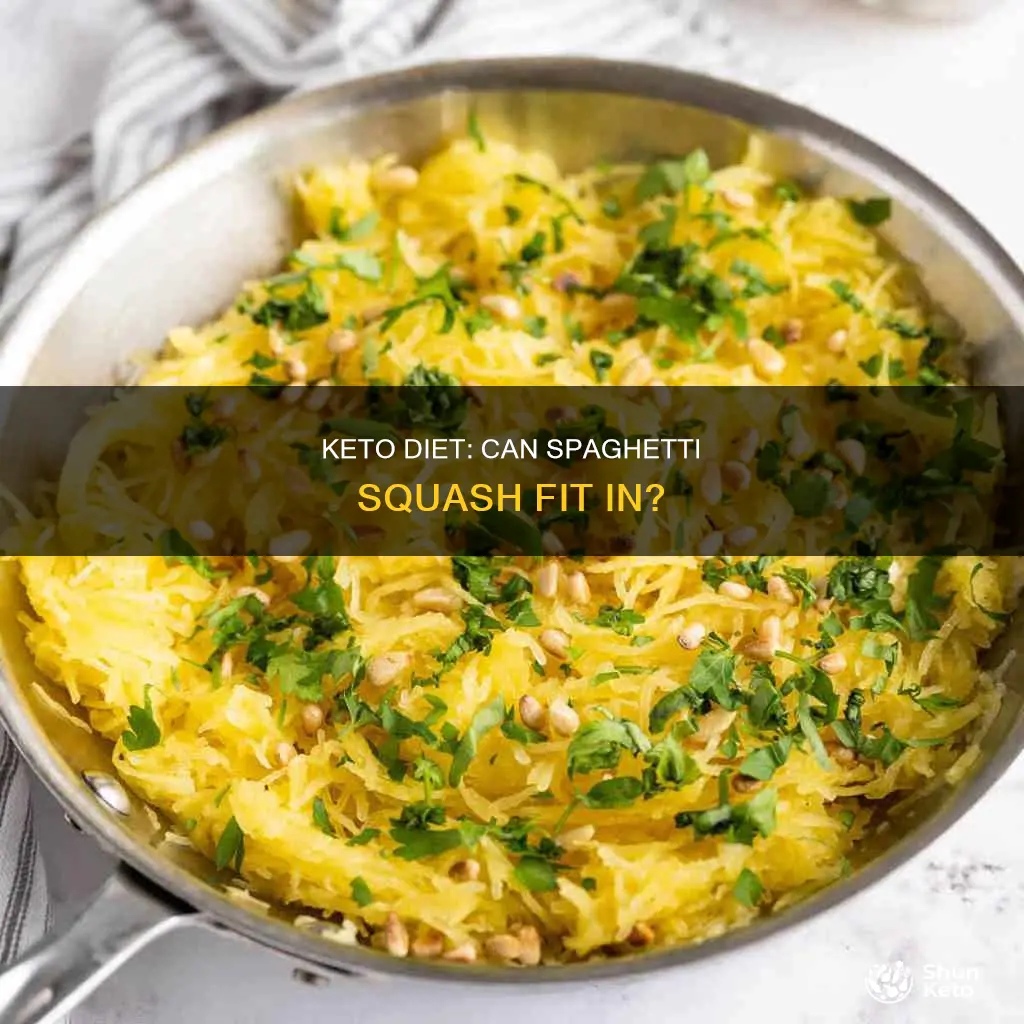 can u eat spaghetti squash on keto diet