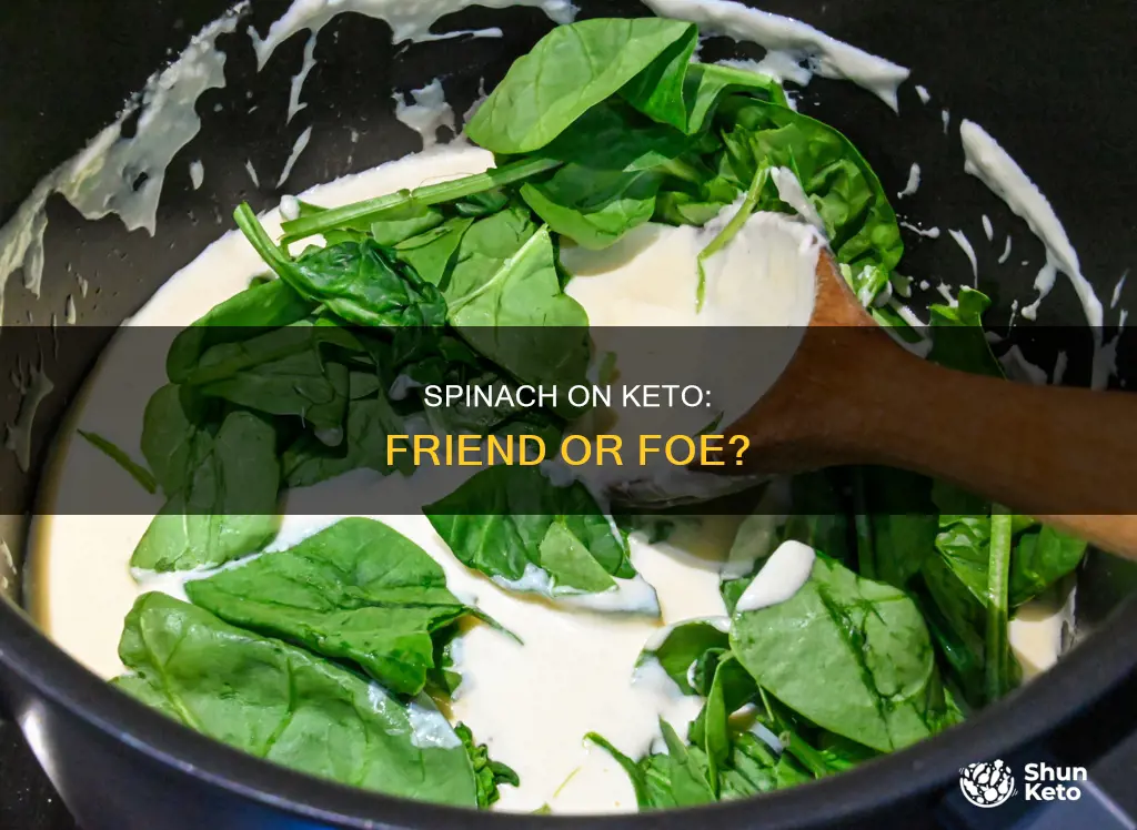 can u eat spinach on keto