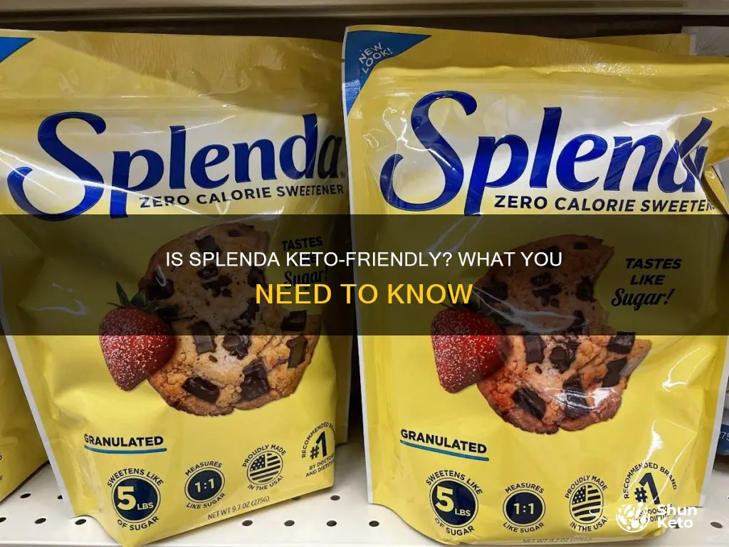 can u eat splenda on keto